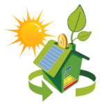 Energy-saving or Energo-passive house. Alternative energy resources